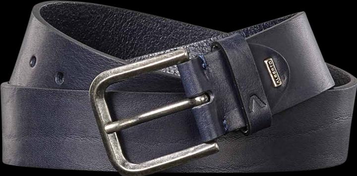 Actual product image Alberto Bull Leather Belt Navy (85)