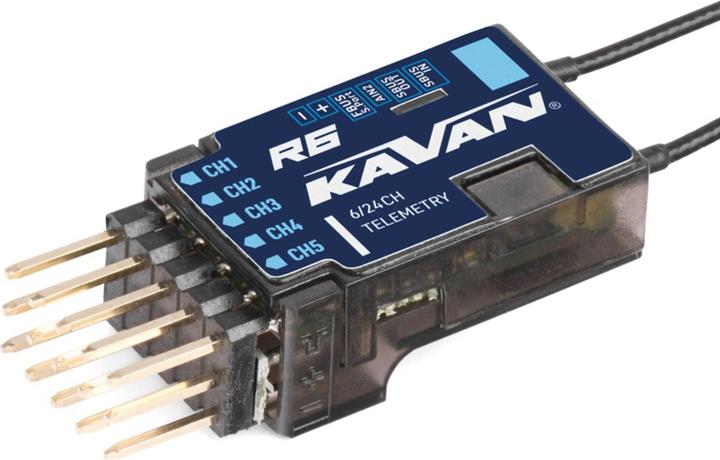 Produktbild Kavan R6 6-Kanal 2,4 GHz ACCESS und ACCST D16 Telemetrie-Empfänger mit S.BUS