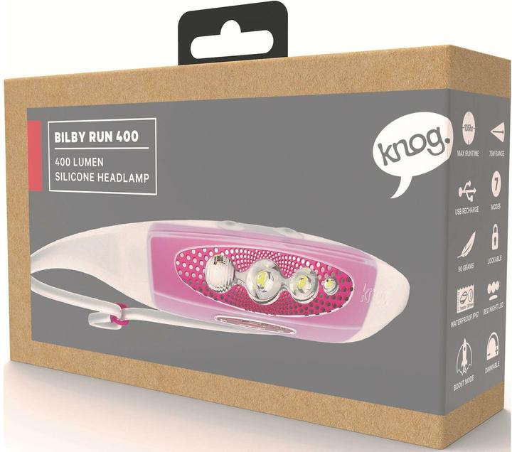 Actual product image knog. Bilby Run Headlamp, Purple (400 lm)