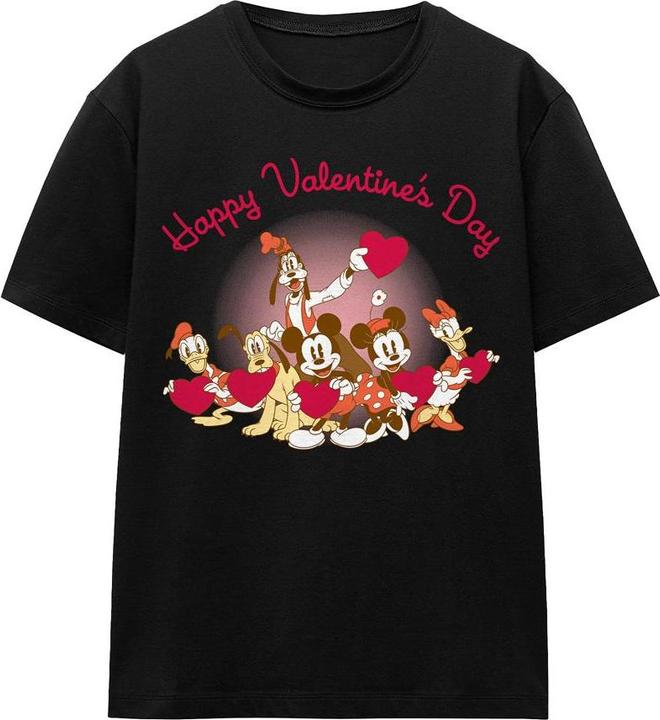 Mickey Mouse Happy TShirt Valentinstag