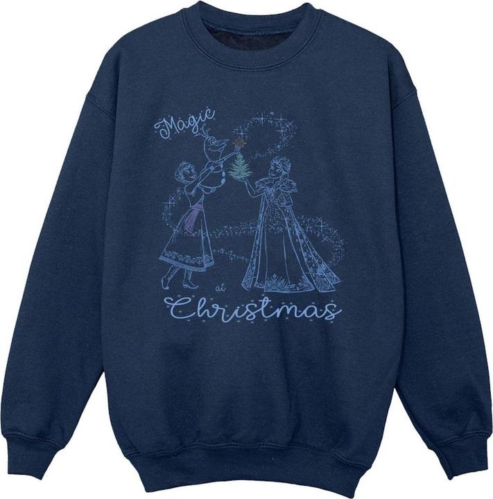 Produktbild Disney Frozen Magic Christmas Sweatshirt Mädchen (140, 146)