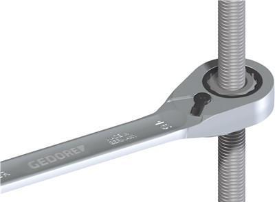 Actual product image Gedore Combination ratchet wrench set (9 mm, 16 mm, 18 mm, 11 mm, 12 mm, 17 mm, 15 mm, 13 mm, 19 mm, 8 mm, 10 mm, 14 mm)