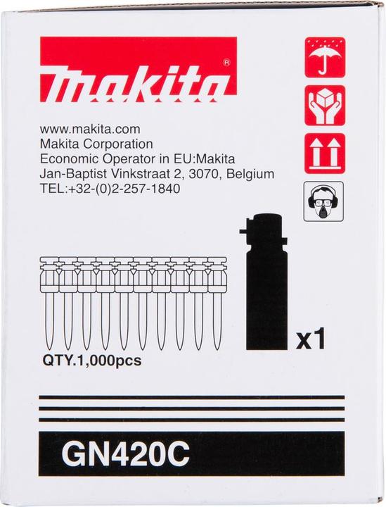 Actual product image Makita Concrete nail 3.1x27mm HC6 + gas