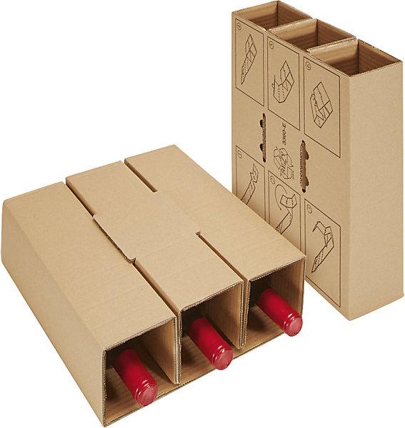 Image du produit kaiserkraft Carton à bouteilles Post/DHL (6 x)