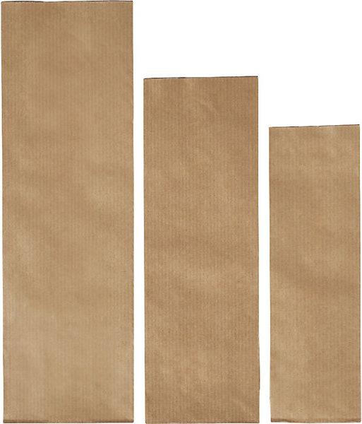 Actual product image kaiserkraft Box bottom bag, made of kraft paper, parchment substitute, LxW 175 x 55 mm, pack (1000 Piece)