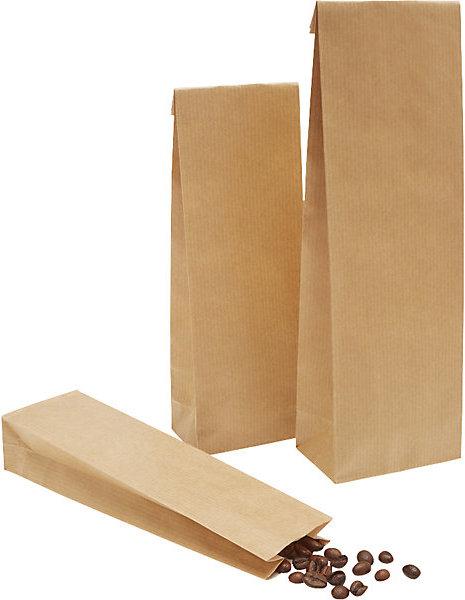 Actual product image kaiserkraft Box bottom bag, made of kraft paper, parchment substitute, LxW 175 x 55 mm, pack (1000 Piece)