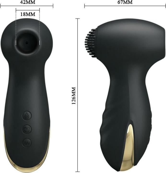 Produktbild Pretty Love Druckwellenvibrator "Hammer" mit Reiznoppen