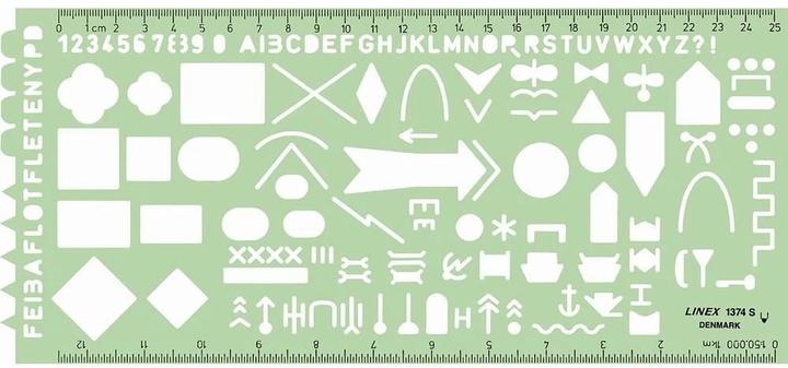 Linex 1374S Military Template (27.50 cm)