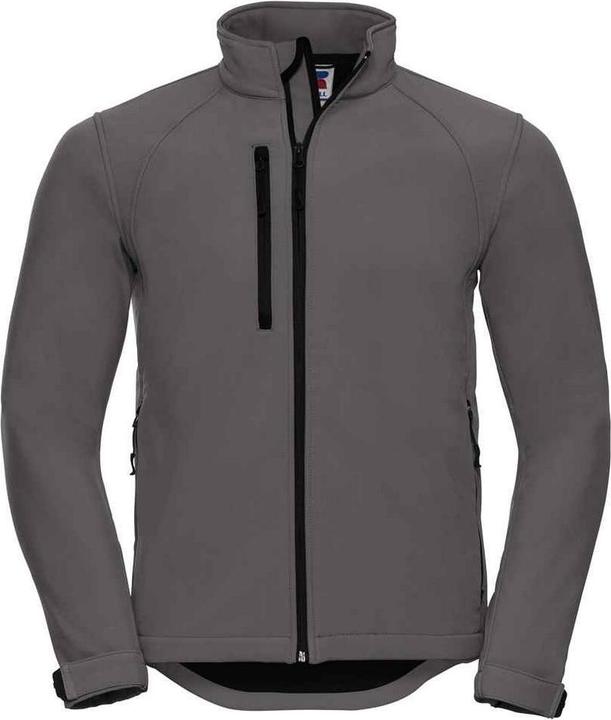 Actual product image Russell Mens Plain Soft Shell Jacket (XXL)