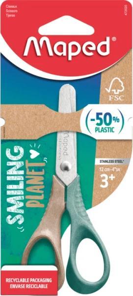 Actual product image Maped Smiling Planet scissors, assorted colours 12.0 cm (12 cm)