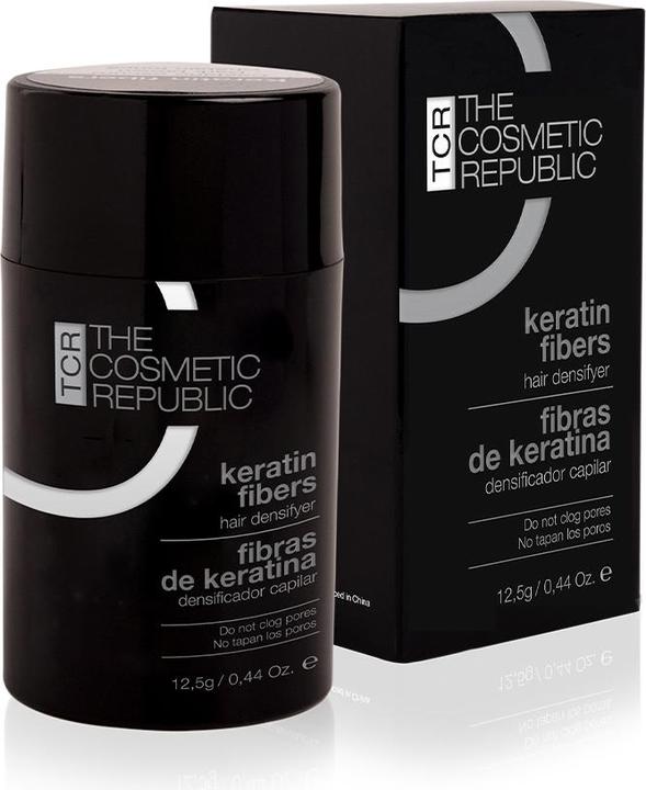 Image du produit The Cosmetic Republic KERATIN FIBERS fibres capillaires #black 12,5 gr (Noir)