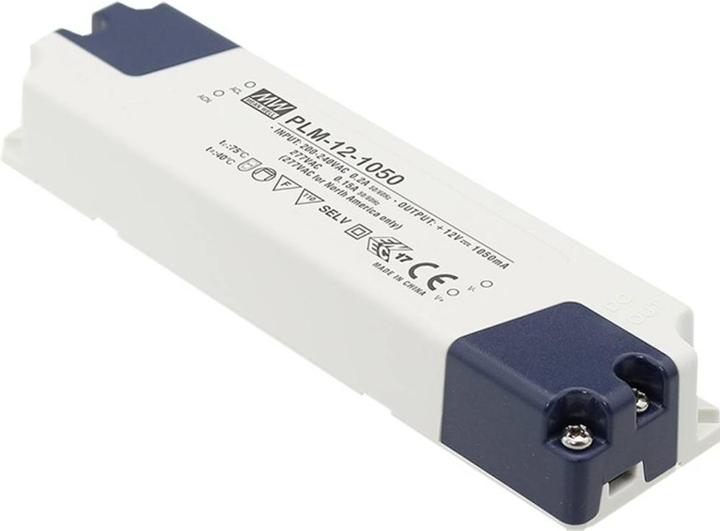 Produktbild MeanWell MEAN WELL PLM-12-700, 12,6 W, 110 - 295 V, 47  63 Hz, 0.15/115VC, 0.08/230VC, 1