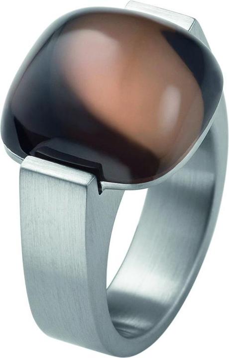 Immagine prodotto Xen Anello con cabochon di quarzo fumé 15x15 mm (48)