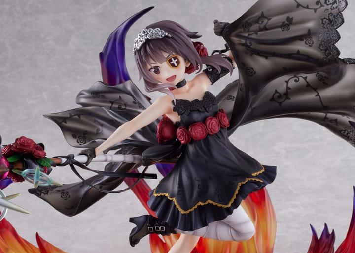 Actual product image Furyu Konosuba God's blessing on this wonderful world! PVC Statue 1/7 Megumin the Black Rose Dress Ver. 28