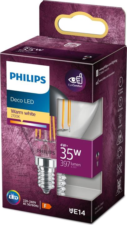 Immagine prodotto Philips Lampada (E14, 4 W, 397 lm, 1 x, F)