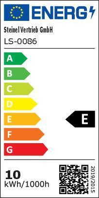 Label énergétique Steinel RS 16 LED (940 lm)
