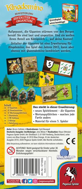 Actual product image Pegasus Kingdomino expansion (German)