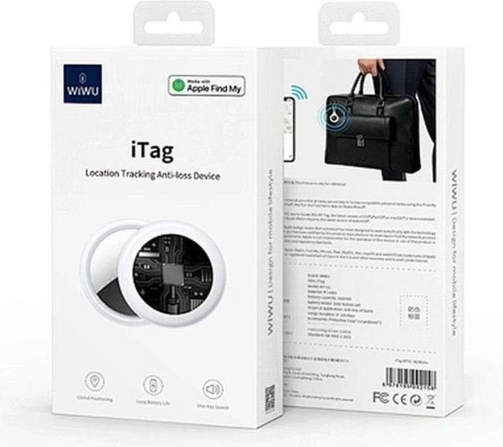 Produktbild Wiwu Ortungsgerät Anti-Verlust-Gerät iTag Apple find my, weiss