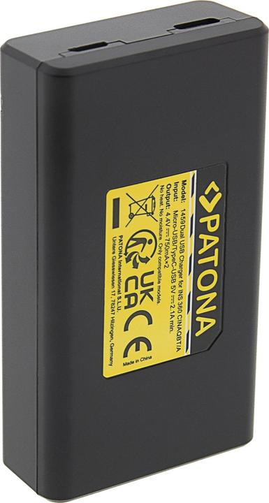Actual product image Patona Dual USB charger (Camera battery charger)