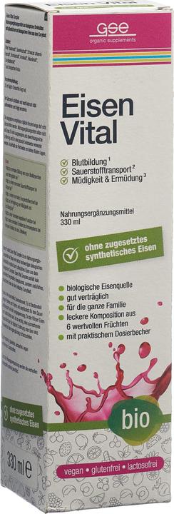 Image du produit GSE Fer Vital Complexe bio liq (1 pièce(s), Liquide, 592 g)