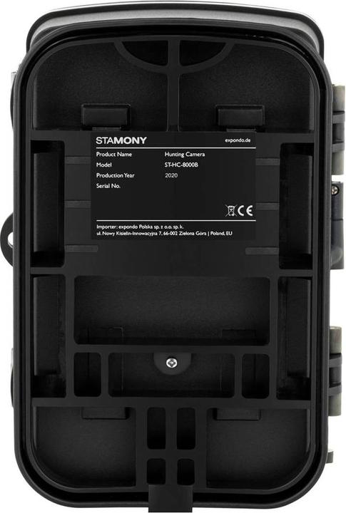 Produktbild Stamony Wildkamera Fotofalle Überwachungskamera 8MP Full HD 42 IR-LEDs 20m 0,3s