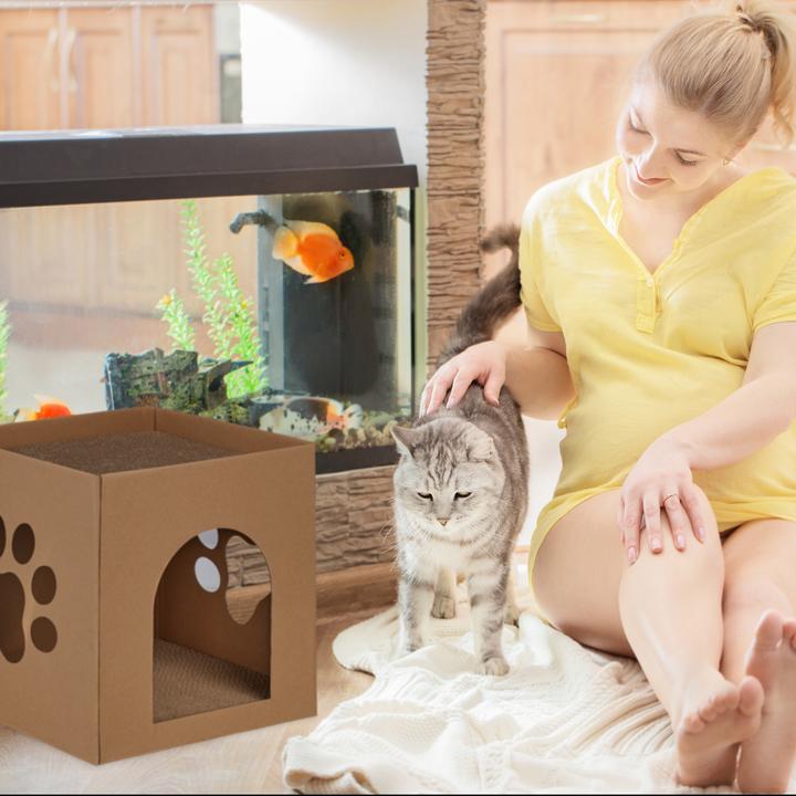 Actual product image Relaxdays Cat house (Cat)