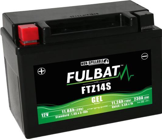 Actual product image Fulbat FTZ14S Gel (12 V, 11.20 Ah, 230 A)