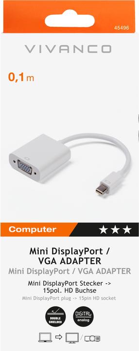 Produktbild Vivanco Mini-Display-Anschluss für (VGA, 10 cm)