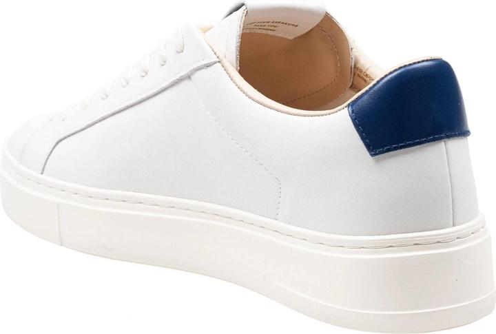 Actual product image Crime London Crime leather sneakers white and blue color (42)