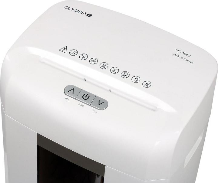 Produktbild Olympia Aktenvernichter MC 408.2 weiss (Partikelschnitt)