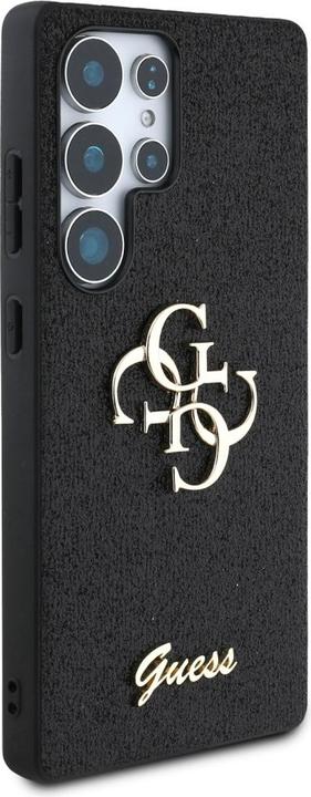 Actual product image Guess Etui Fixed Glitter Big 4G Metal Logo do Samsung Galaxy S25 Ultra czarny (Samsung Galaxy S25 Ultra)