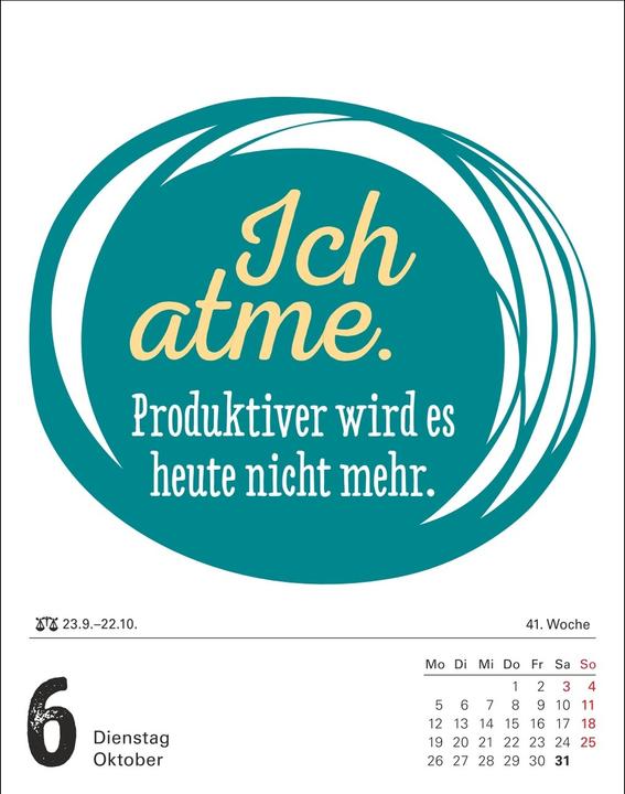 Immagine prodotto Harenberg Lange Rede kurzer Gin Tagesabreisskalender 2026 - Der Sprüche-Kalender (11 x 14 cm, Tedesco)