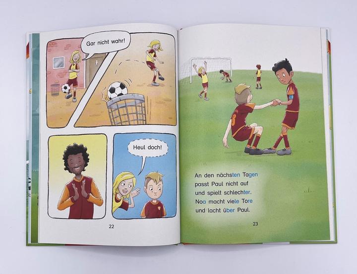 Produktbild Elf Fussball-Freunde halten zusammen (Deutsch, Christian Loeffelbein, Betty van Bonn, 2024)