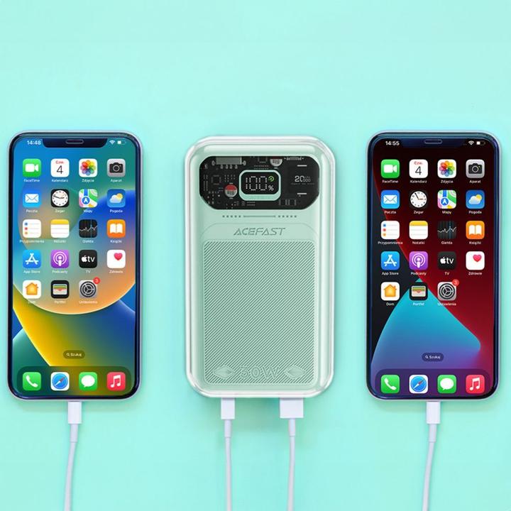 Immagine prodotto Acefast Powerbank M2 Sparkling Series, 20000mAh, 30W (grigio) (20000 mAh, 30 W, 77 Wh)