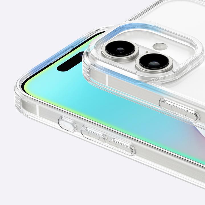 Produktbild Amazingthing Minimal Mag Case mit Magnetring für iPhone 16 - Transparent (Apple iPhone 16)