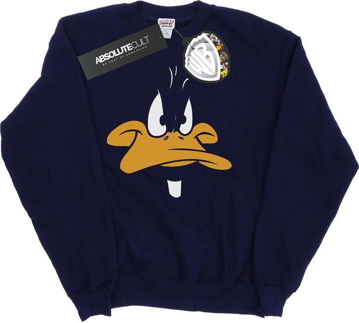 Looney Tunes Daffy Duck Big Face Sweatshirt Mädchen