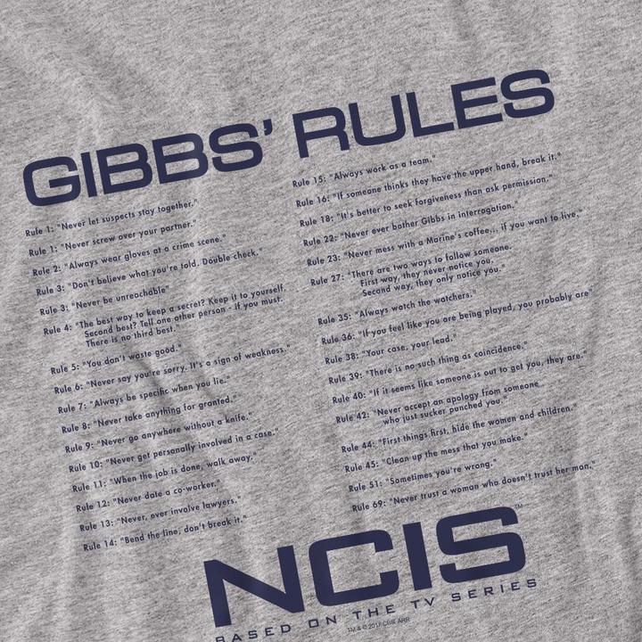 Produktbild Ncis Gibbs Rules TShirt (XL)