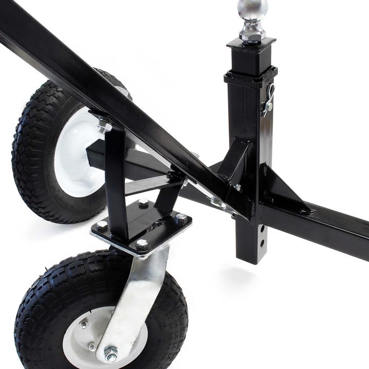 Produktbild Wiltec Rangierhilfe Anhänger 500 kg 50mm Kupplung 3 Räder Wohnwagen Caravan