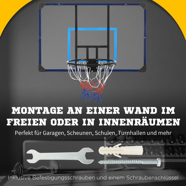Image du produit SportNow Panier de basket-ball avec panneau arrière incassable