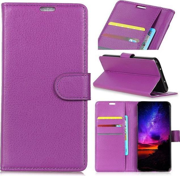 Actual product image MU Classic Litchi Leather Bookcover Series (Sony Xperia XA3)