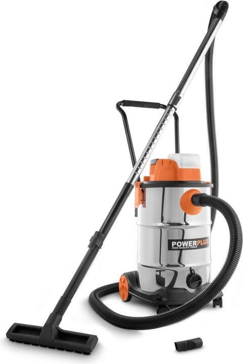 Powerplus Dual Power Vacuum Cleaner wet/dry brushless 20V 30L - excl. battery and charger - 1 Acc. (Wet dry vacuum cleaner)