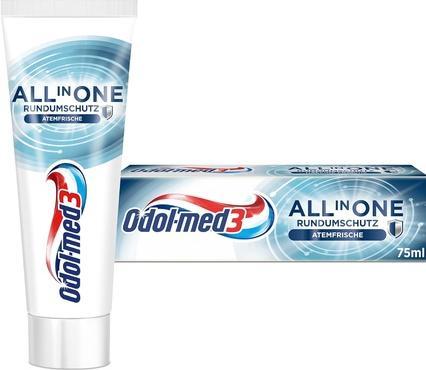 Actual product image Odol med 3 Med3 Toothpaste 75ml ALL-IN-ONE protection (75 ml)