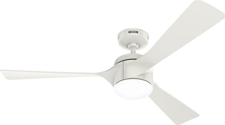 Produktbild Hunter Fans DC Deckenventilator Rosedale Weiss mit LED (45 dB)