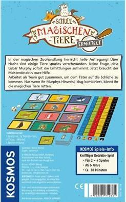 Image du produit Kosmos L'école des animaux magiques enquête. Un cas évident, Murphy! (Allemand)