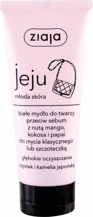 Ziaja Jeju White Face Soap (Mango. Coconut. Papaya) - Cleaning Gel (Reinigungstücher, 75 ml)
