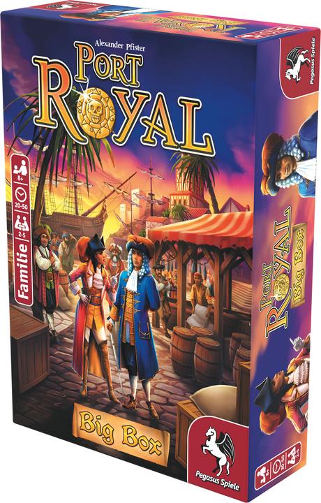 Immagine prodotto Pegasus 18148G - Port Royal Big Box, gioco di carte, per 1-5 giocatori, da 8 anni (edizione DE) (Tedesco)