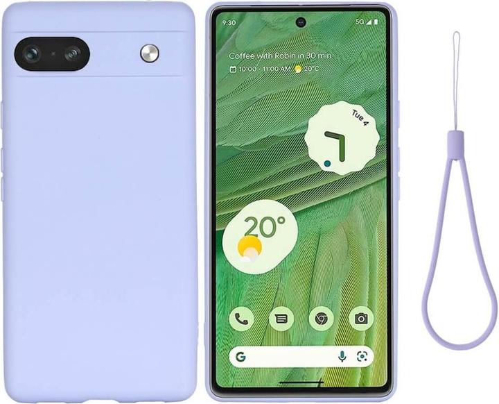 Cover-Discount Google Pixel 7a - Custodia in silicone viola (Google Pixel 7a)