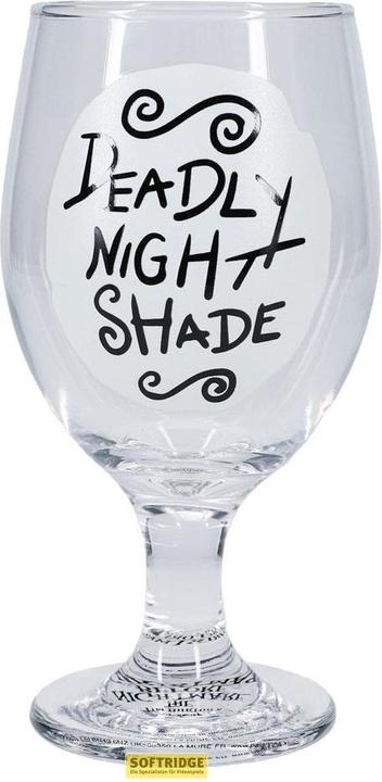 Produktbild Paladone Products ETRANGE NOEL DE MONSIEUR JACK - Deadly Night Shade - Verre GITD 350ml (35 cl, 1 Gläser, Weingläser Set)