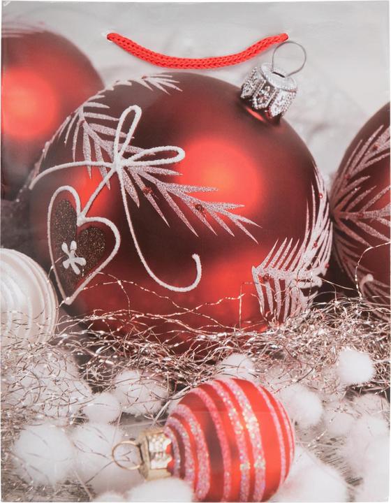 Produktbild Idena Geschenktasche Weihnachten glänzend classic mehrfarbig 33x10x41cm 5fach sortiert (Geschenktüte, 5 x)