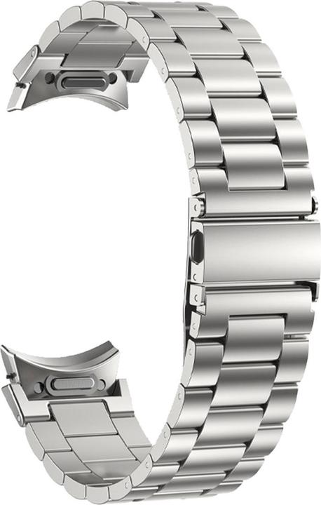 Actual product image Puro METAL Stainless Steel Strap for Samsung Galaxy Watch 4 / 4 Classic / 5 / 5 Pro / 6 / 6 Classic (Stainless steel)